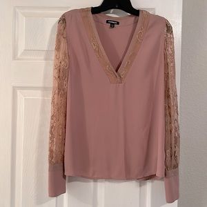 Express Portofino V-Neck Blouse